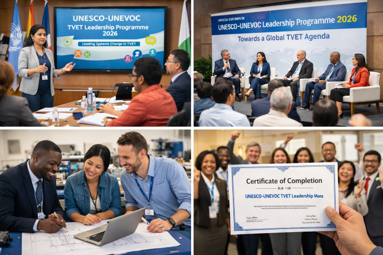 UNESCO-UNEVOC TVET Leadership Programme 2026: Applications Now Open