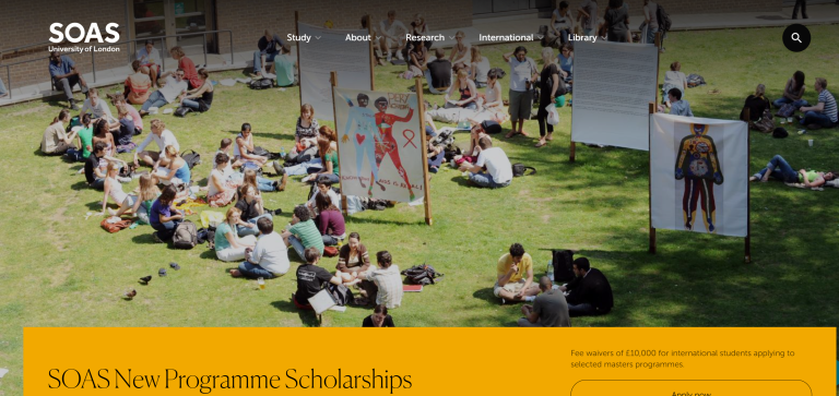 Apply Now: Pan-African Frontiers Studentship 2026 with Full Funding, MPhil/PhD at SOAS University of London