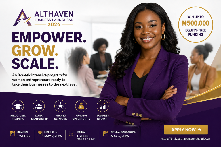 Althaven Business Launchpad 2026: A Strategic Opportunity for Women Entrepreneurs