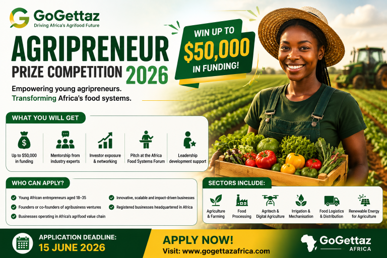 GoGettaz Agripreneur Prize Competition 2026