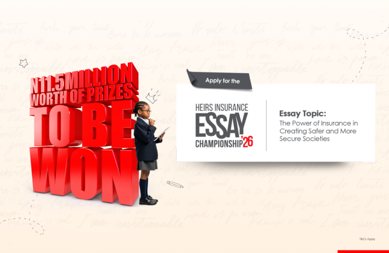 Heirs Insurance Launches 2026 Essay Competition With ₦11.5 Million in Scholarships and Grants