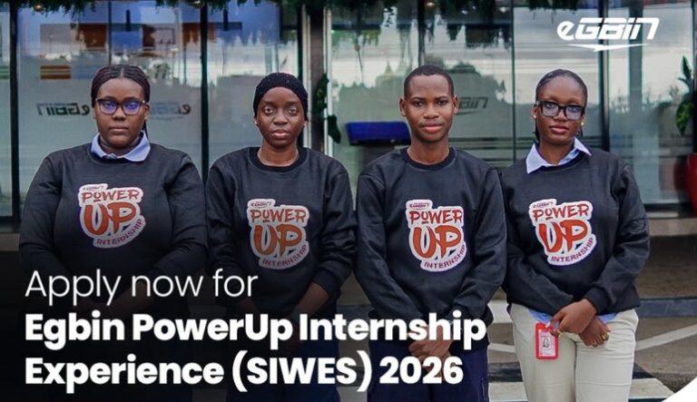 Egbin PowerUp Internship Experience 2026/2027 for Nigerian Undergraduate Students Open Now