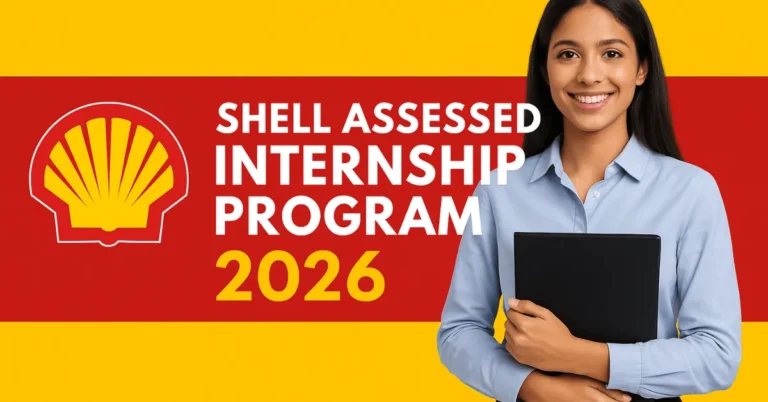Shell Assessed Internship Programme 2027 Open Now: Apply for the Global Paid Internship Opportunity