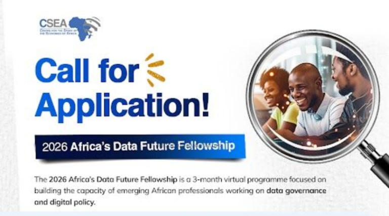 Africa Data Future Fellowship 2026: $1,500 Remote Data Policy Programme