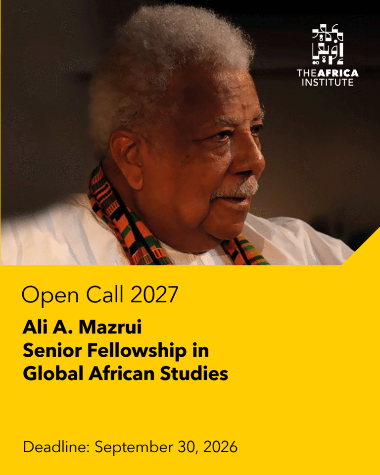 Senior and Postdoctoral Fellowships Program: Africa Institute Research Fellowships 2027
