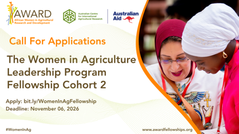 Women Agriculture Leadership Fellowship 2026
