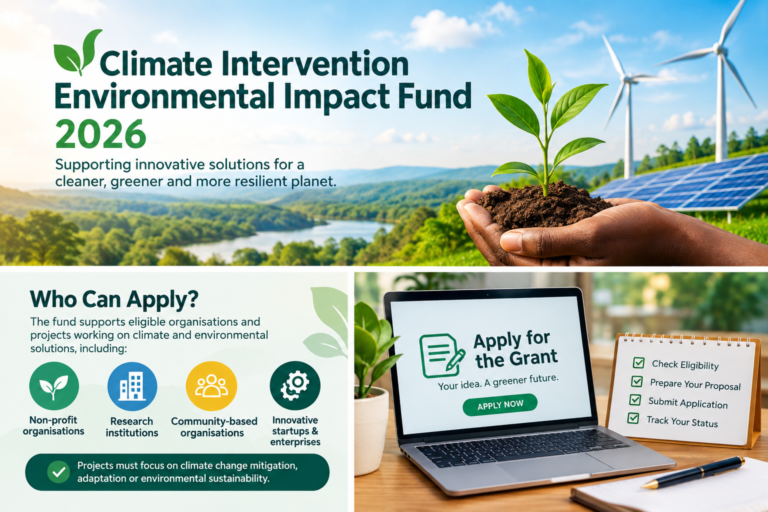 Climate Intervention Environmental Impact Fund 2026