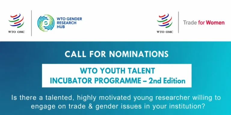 WTO Youth Talent Incubator Programme 2026/2027: Eligibility, Benefits and How to Apply