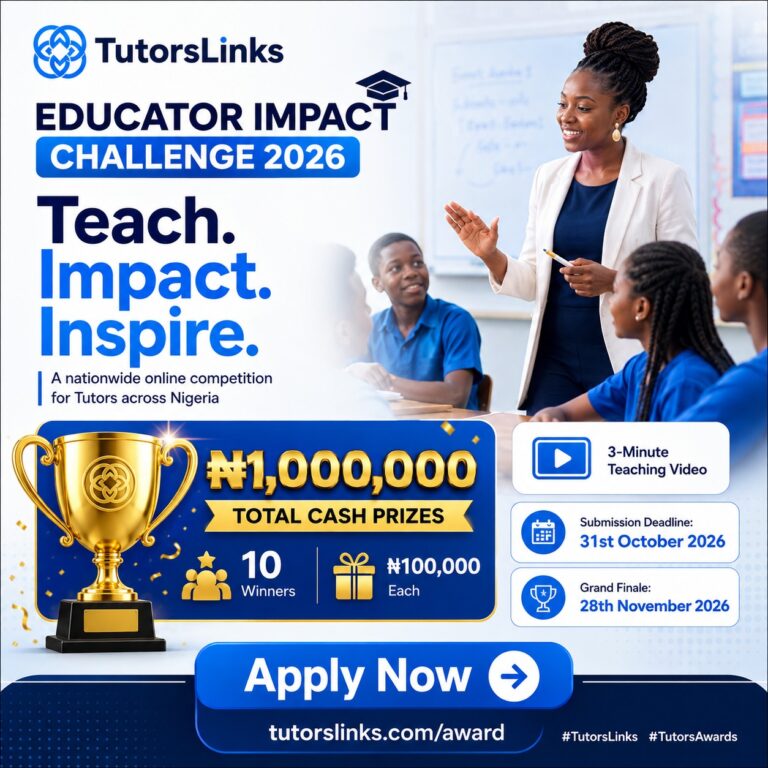 TutorsLinks Educators Impact Challenge 2026: Eligibility, Prizes and How to Apply