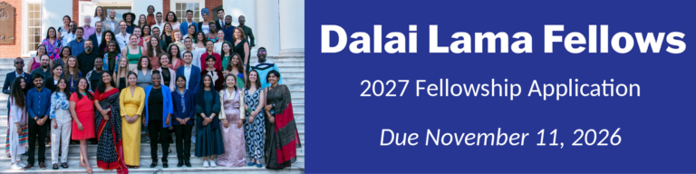 Dalai Lama Fellows 2027: Join a Global Community of Changemakers