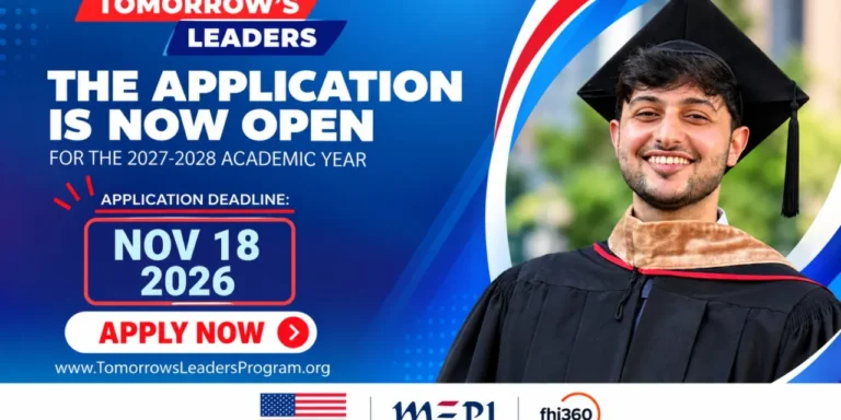 Tomorrow’s Leaders Scholarship 2027: Study, Lead and Build Your Future