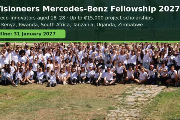 beVisioneers Mercedes-Benz Fellowship 2027/28 for young eco-innovators