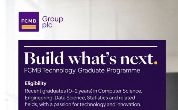 FCMB Technology Graduate Programme 2026 eligibility requirements