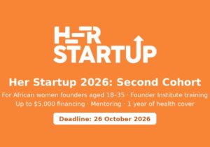 Her Startup 2026 second cohort for African women founders