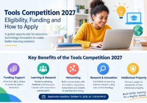 Tools Competition 2027 banner for education technology innovators