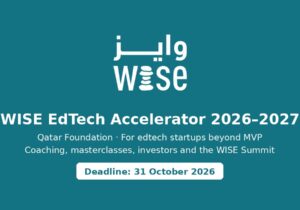 WISE EdTech Accelerator 2026-2027 by Qatar Foundation